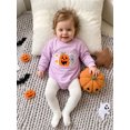 thumbnail image 4 of RUINIXCW Newborn Baby Girl Boy Outfit Bubble Romper Sweatshirt Infant Baby Boy Girl Fall Winter Clothes Spider Web Pumpkin Embroidery Long Sleeve Bodysuits Jumpsuits, 4 of 9