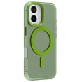 thumbnail image 2 of Magnetic Case for Apple iPhone 16, Compatible with Magsafe Ultra Slim Fit Rugged Hybrid Drop Protection Bumper Solid Color Case Cover for Apple iPhone 16, Green, 2 of 6