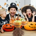 thumbnail image 5 of Halloween Pumpkin Snack Bowls Rack Resin Ornament Art Craft Home Living Decor, 5 of 5