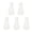 1000ml, variant on MOMOJIA 5Pcs Clear Plastic Triangular Flasks with Anti Spill Screw Lid Multipurpose Graduated Laboratory Flasks for School Lab