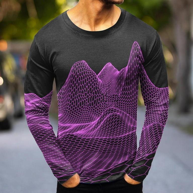 Mens purple 2025 turtleneck shirt