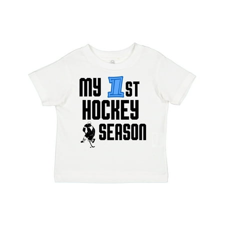 

Inktastic My 1st Hockey Season Gift Toddler Boy Girl T-Shirt