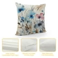 thumbnail image 4 of ARISTURING  Brown Cream Grey Teal Floral Pillow Covers Watercolor Flower Couch Pillow Cases Rustic Abstract Modern Throw Pillows Farmhouse Home Decor for Room Bedroom Bed Cushion Outdoor, 4 of 5