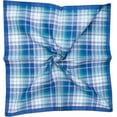 thumbnail image 5 of Mens Handkerchief Soft Cotton Handkerchief Classic Plaid Pocket Squares Ref: 3913, 5 of 5