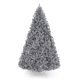thumbnail image 1 of Árbol de Navidad Best Choice Products, oropel artificial plateado de 6 pies, 1 of 7