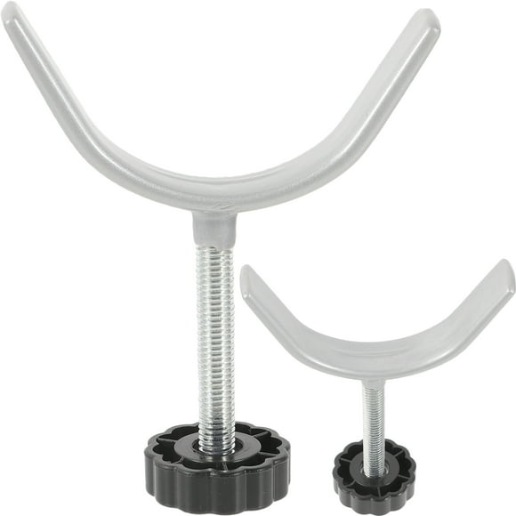 2 piezas de barras de puerta montada en escalera tornillos tornillos de barandilla