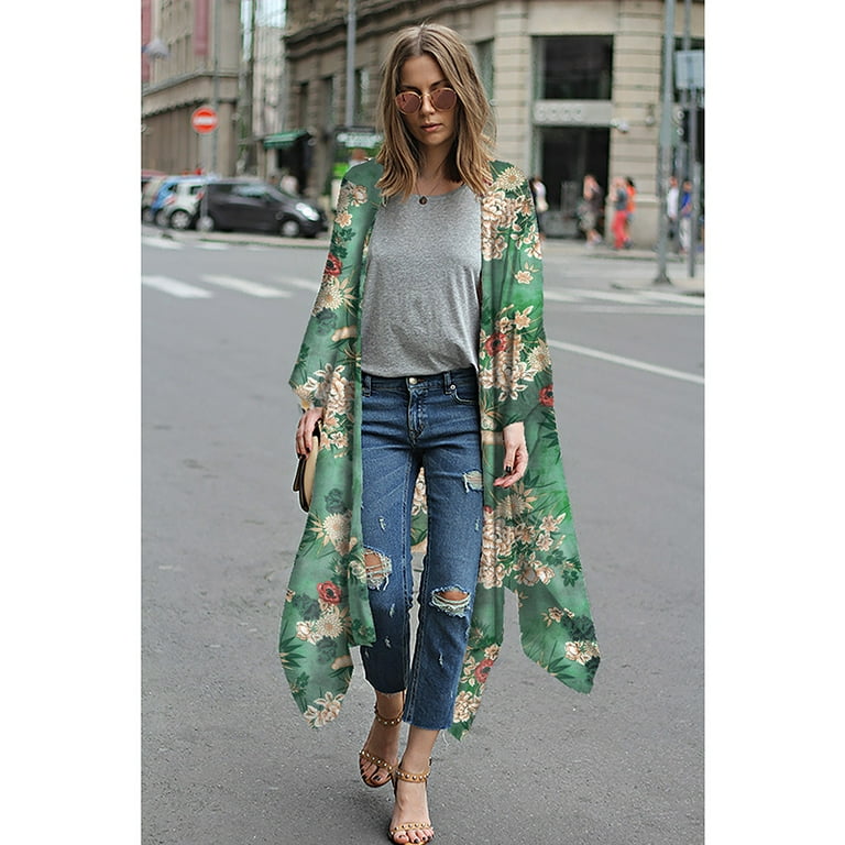 Chiffon kimono cardigan sale