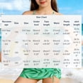 thumbnail image 3 of Avrnliq Girls 3 Piece Tropical Leaf Print Swimsuit Modest Skirted Bathing Suit Halter Top Quick Dry Swimwear Set for Tween Girls 8-15 Years Green,Size 14-15 T, 3 of 9