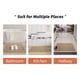 thumbnail image 5 of Matsuzay Cuarto de baño con alfombra tipo gofre, súper absorción de agua, fácil de limpiar, fácil de limpiar y mantener Juegos de accesorios de baño gris 4 6*77cm, 5 of 6