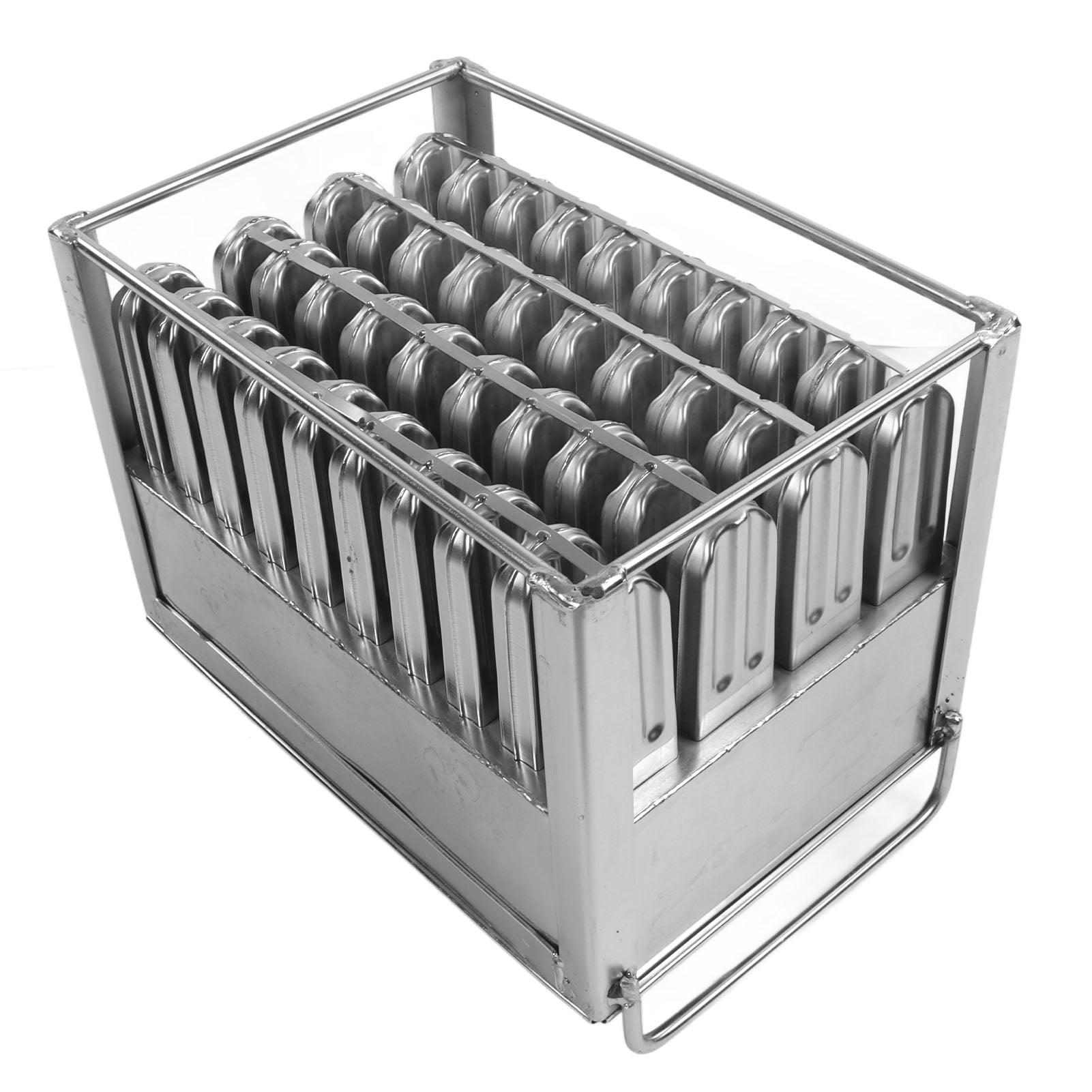 ice cream maker , stainless steel ice cream , ice cream maker 304 stainless steel stick holder with lid home commercial 50ml 34.6x24x24 cm silver