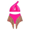 thumbnail image 2 of Bikini para mujer Set elegante para trajes de baño de nylon para vacaciones de vacaciones salón de natación SG, 2 of 8