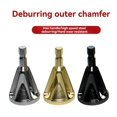 thumbnail image 2 of 3Pcs Hexagonal Handle Length of 18mm Except for Burr Screw Polishing Drill Chamfering Tool Suitable Diameter of 6-19mm,B, 2 of 4