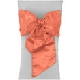 thumbnail image 7 of LA Linen Bridal Satin Chair Bow Sashes (Set of 10), 7 of 7