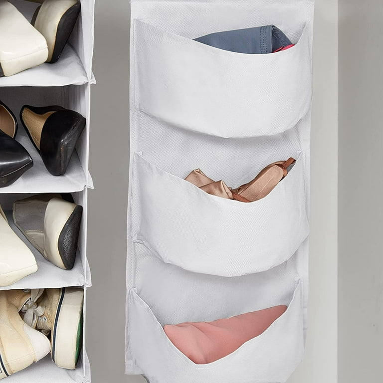 TUSK College Storage - Hanging Shoe Shelves Storage Closet