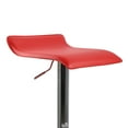 thumbnail image 6 of Adjustable Height Swivel Bar Stool Modern Red Bar Chair，Set of 2, 6 of 7