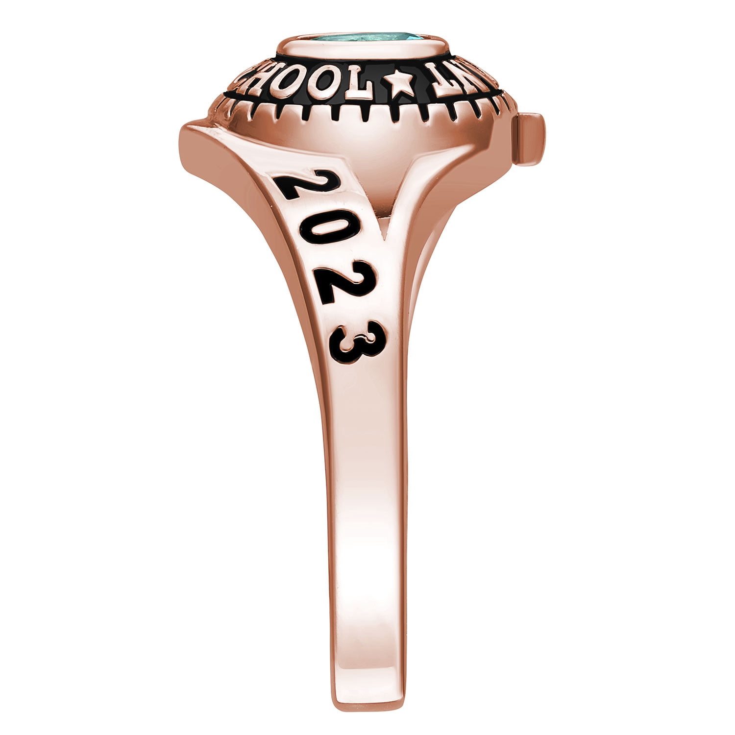 Order Now for 2025 Graduation, Freestyle Women's Birthstone Classic Class Ring, Personalized, High School or College Graduation