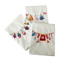 thumbnail image 1 of 3Packs Embroidered Tea Towel Embroidered Dish Towel Flour Sack Towel Tea Towel Machine Embroidery, 1 of 4
