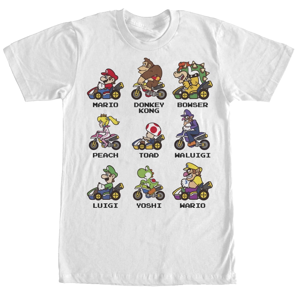 MARIO KART Mario Kart character print T-shirt Men's L size /eaa522684