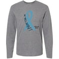 thumbnail image 3 of Inktastic We Will Win Against Prostate Cancer Ribbon Long Sleeve T-Shirt, 3 of 5