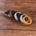 thumbnail image 2 of 8 Pack 8mm Silicone Rings for Men Durable and Comfortable Step Edges Wedding Band Size 7-14, 2 of 4