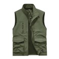 thumbnail image 1 of Birdeem Mens Work Clothes Jacket Solid Color Stand Collar Multiple Pockets Outdoor Sports Photography Leisure Coat, 1 of 10