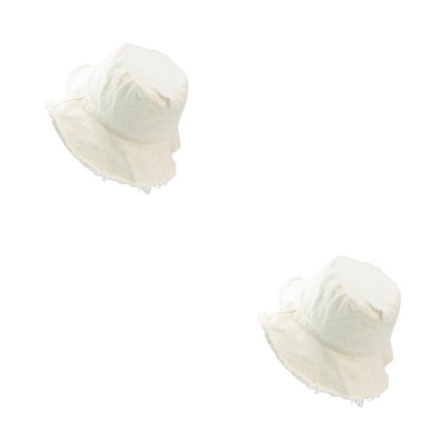 VONKY Bucket Hat For Sun Protection Headgear For Outdoor Adventure Caps Stylish Protection Casual Comfort Outdoor Activities beige 2Set