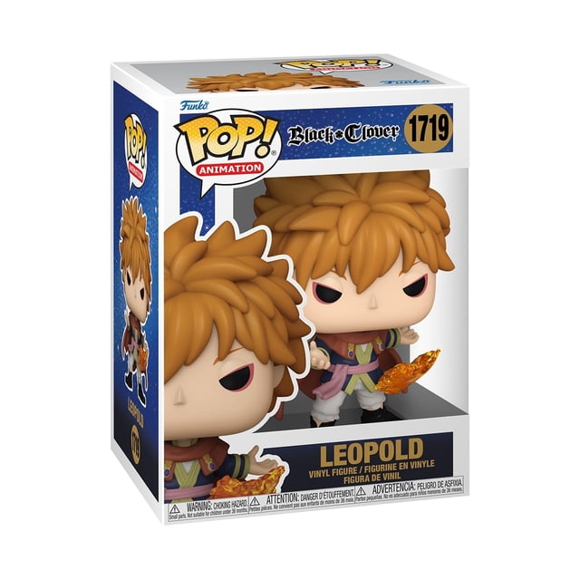 Figura de acción Funko Pop! Animación: Black Clover, Leopold