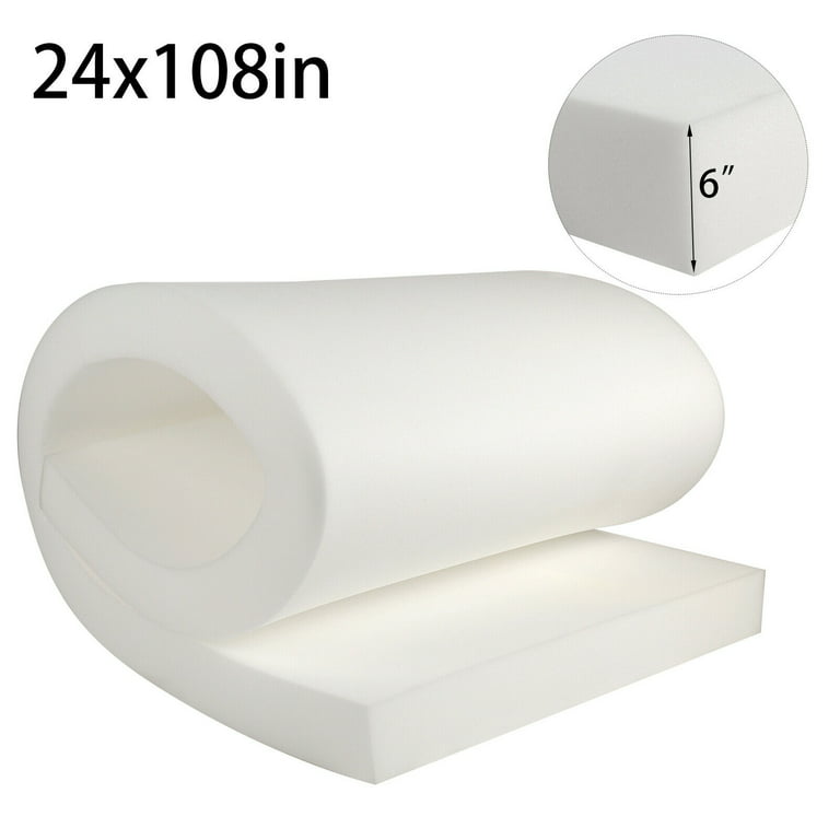 FoamTouch High Density 6'' Thickness x 24'' Width x 26'' Length Upholstery  Foam Sheet
