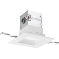 thumbnail image 1 of Lithonia Lighting 4Jbk Sq 90Cri M6 Oneup 4" Square Canless Led Recessed Light Kit - White, 1 of 7