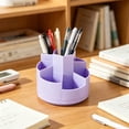 thumbnail image 5 of Campus Life,Rotating Pen Holder Desktop Organizer Storage Box With Note Tray Makeup Brush Holder For Office Desk Organization, 5 of 6