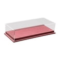 thumbnail image 2 of Vitrina de acrílico para modelos de coches a escala 1/64, transparente, con base de piel sintética, organizador decorativo., 2 of 9