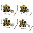 thumbnail image 3 of Matoen 4Pcs Friction Powered Cars Push and Go Trucks Construction Vehicles Toys Set of Tractor Bulldozer Dump Truck Cement Mixer for Baby Toddlers Infants Boys Gifts, 3 of 9