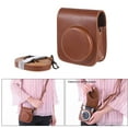 thumbnail image 1 of Sac pour Appareil Photo, 90 Films en Pu, Pochette Compatible avec Appareil Photo Weinlese avec Couverture Compatible Hunya, 1 of 7