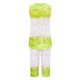 thumbnail image 4 of Conjunto de Verano para las Mujeres Impreso Casual sin Mangas Plisado Superior Y Pantalones Recortados, Cuello Redondo Conjunto de Dos Piezas, 4 of 8