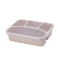 thumbnail image 1 of Fiambrera Bento de 4 compartimentos, recipientes para preparar comidas, fiambrera para adultos, niños, contenedores reutilizables para almacenar alimentos, oficinas y escuelas, 1 of 6