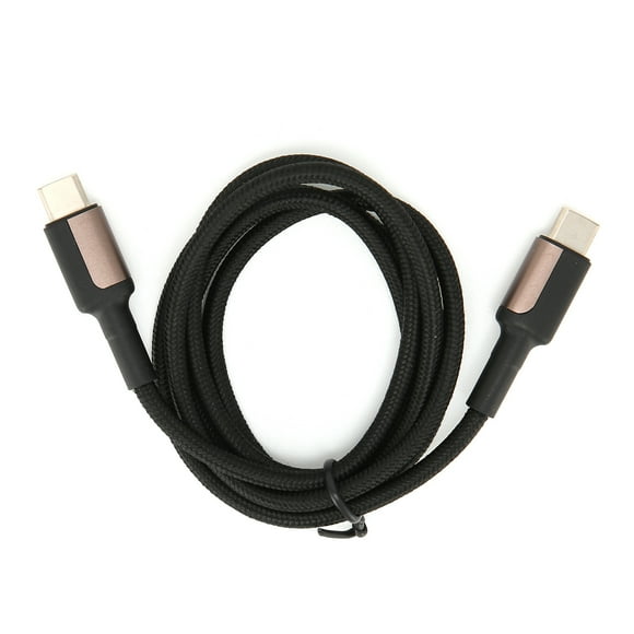 Type-c To Type-c Cable Transfer Charging Cable KUULAA Quick Charging Zine Alloy TypeC To TypeC Nylon Braided Wire Mobile Phone Data Wire2m