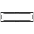 thumbnail image 4 of vidaXL Console Table Transparent 47.2"x13.8"x29.5" Tempered Glass, 4 of 6