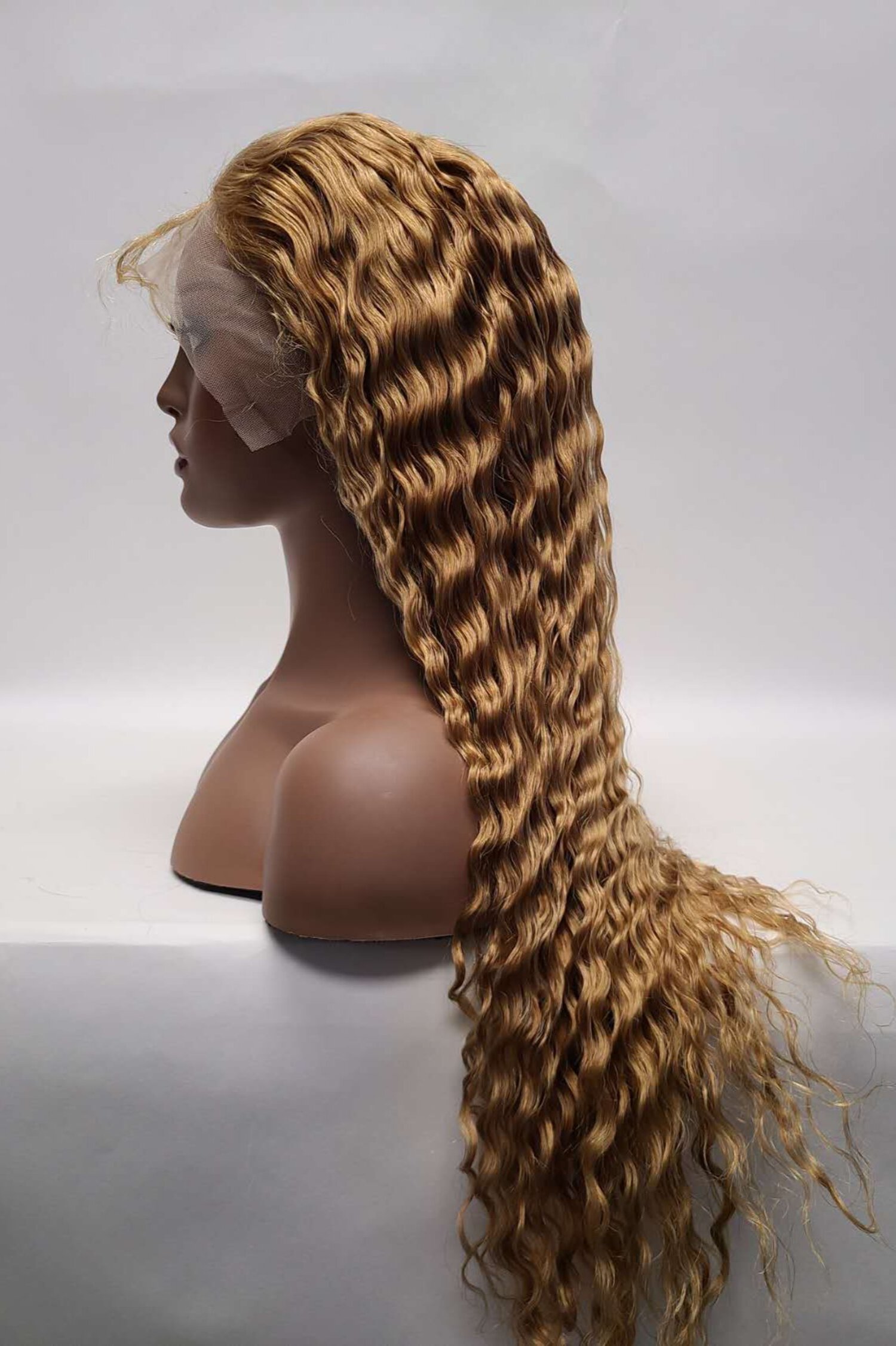 Honey Blonde "27" 15A grade Wig (100% Virgin Human Hair)