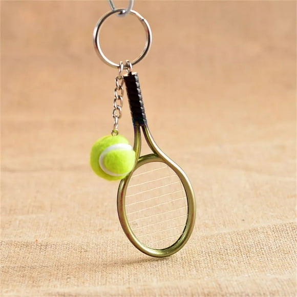 Keychains Tennis Mini Tennis Key Ring Assorted Charms For Fans Practical Everyday Carry
