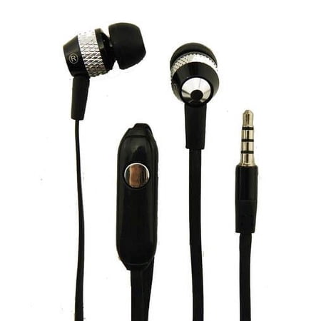 Super Bass Noise-Isolation Stereo Earbuds/ Earphones for Xperia 10 Plus Xperia 10 L3 Alcatel 3L 3 (2019) 1s 1x (2019) (Black) - w/ Mic + MND Stylus