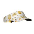 thumbnail image 2 of Daiia Farm Bee Cute Honey Pattern Sport Sun Visor Hats Visor Cap Adjustable Empty Top Baseball Cap Cotton Ball Caps for Women and Men, 2 of 8