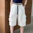 thumbnail image 3 of Glisme Teen Girls Trousers Solid Color With Pockets And Drawstring Autumn Cozy Girls Wide Leg Pants Size 9-10 Years, 3 of 3