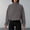 Gray, variant on Womens Half Zip Pullover Cropped Sweatshirt Mockneck Sweatshirt Women Pullover Sweatshirts for Women Womens Sweatshirts No Hood Baggy Sweatshirt Womens Long Sleeve Tops Coffee S