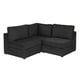 thumbnail image 1 of Sala Modular Esquinera 3 Plazas Dicasa Versa Negro, 1 of 8