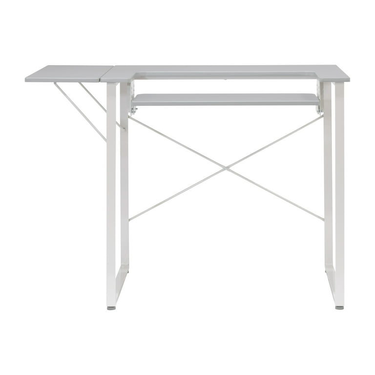 Best Choice Products Large Portable Multipurpose Folding Sewing Table w/  Magnetic Doors, Craft Storage - White 