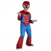 Licensed Marvel Spidey Amazing Friends Spider-Man Toddler Padded Costume 3T-4T