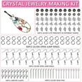 thumbnail image 6 of HXXF Ring Making Kit, 1670Pcs Jewelry Making Kit with 28 Colors Crystal Gemstone Chip Beads, Jewelry Wire, Pliers and Other Jewelry Ring Making Supplies, 6 of 7