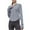 Dark Gray, variant on Jgppe Women's Athletic Jackets Sun Protection Slim Long Sleeve with Pockets and Thumb Holes Hiking Tops