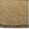 thumbnail image 3 of SAFAVIEH New York Willis Plush Solid Shag Area Rug, Dark Beige, 6'7" x 6'7" Round, 3 of 6