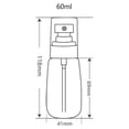 thumbnail image 2 of Misting Spray Bottles 60 Ml U Shape Safe and Non-toxic Portable Alcohol Cosmetic, 2 of 5